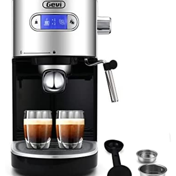 gevi Kitchen Gevi Espresso Machines 2 Bar Fast Heating Cappuccino
